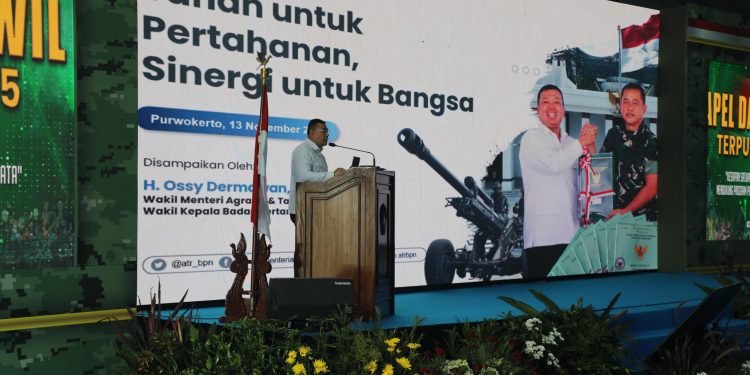 Pembicara Apel Dansatkowil, Ossy Dermawan Ajak TNI AD Perkuat Sinergi Jaga Tanah Negara