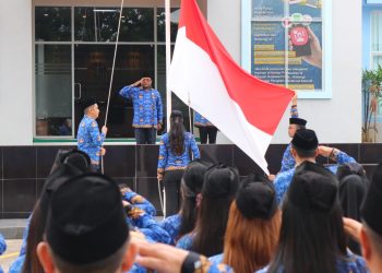 BPN Bitung Ikuti Upacara Hari Pahlawan di Kanwil ATR/BPN Sulawesi Utara