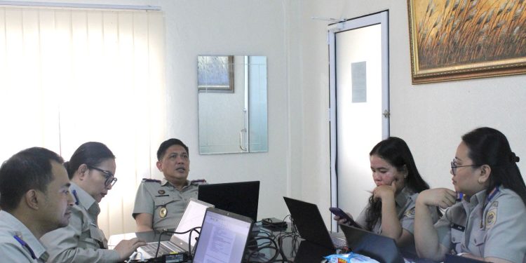 Tingkatkan Akuntabilitas, ATR/BPN Bitung Gelar Rapat Evaluasi Pencapaian Kinerja