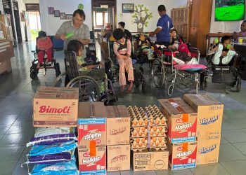 Peringati Hari Disabilitas, DAW Berbagi Kasih di Panti Sayap Kasih Tomohon