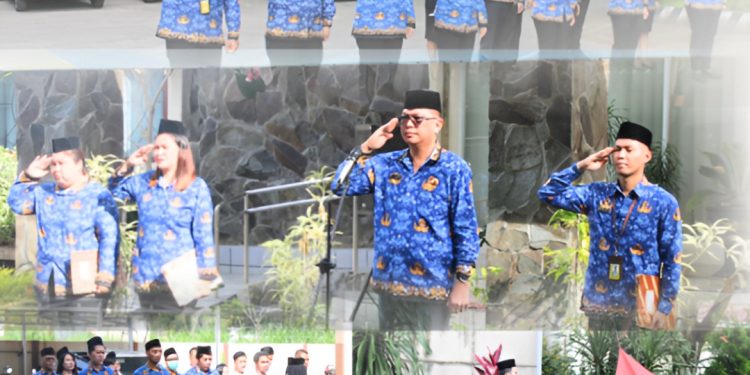 Peringati HUT KORPRI ke-54, Kantor Pertanahan Bitung Perkuat Komitmen Pelayanan