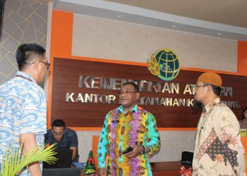 Kakanwil BPN Sulut Kunjungi Kantor Pertanahan Kota Bitung