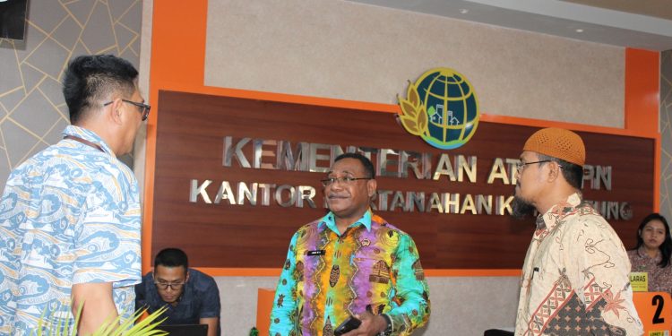Kakanwil BPN Sulut Kunjungi Kantor Pertanahan Kota Bitung