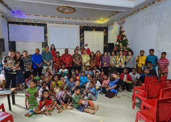 Kepala Kantah Bitung Ambil Bagian dalam Berbagi Kasih Kanwil ATR/BPN Sulut