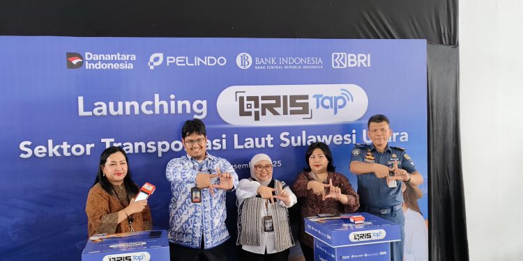 BRI Gandeng Pelindo Luncurkan QRISTap di Pelabuhan Manado