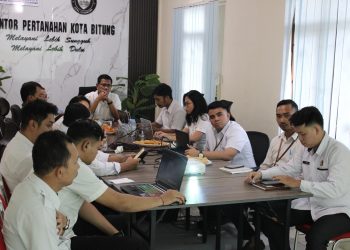 Monitoring Kantah, Kanwil BPN Sulut Gelar Monev di Kantor Pertanahan Kota Bitung