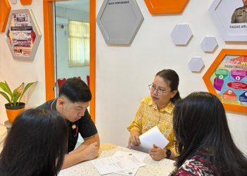 Tingkatkan Layanan Publik, Kantor Pertanahan Bitung Gelar Briefing Petugas Loket