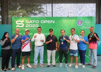 Kementerian ATR/BPN Juara III Bersama pada Turnamen Tenis Piala Wakil Ketua BPK