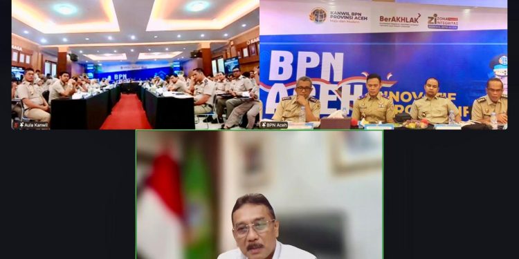 Buka Rakerda Kanwil BPN Provinsi Aceh, Sekjen ATR/BPN Ingatkan Capaian Kinerja Tak Sekadar Angka
