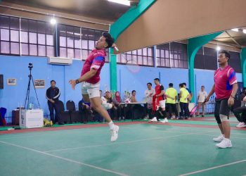 Kementerian ATR/BPN Melaju ke Semifinal Kejuaraan Bulutangkis HUT Korpri ke-54