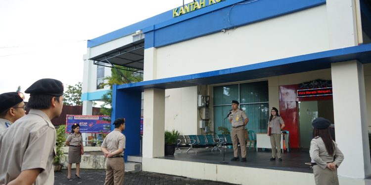 Apel Pagi, Seluruh Jajaran Kantah Manado Diingatkan Peningkatan Kualitas Pelayanan